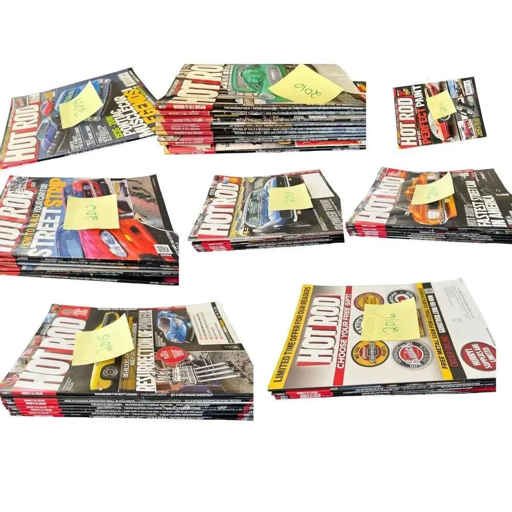 42 HOT ROD MAGAZINE From YEARs 2009-2016 Not Complete Various Months